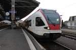 SBB RABe 523 027 verlässt Lausanne als S3 nach Allaman. 01.02.2014