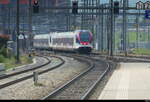 TILO - RABe 524 007 + 524 .. bei der einfahrt im Bahnhof Mendrisio am 18.04.2026
