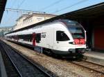 SBB - Triebzug RABe 524 006-4 im Bahnhof Lugano am 30.09.2011