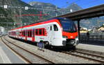 SBB / RegionAlps - RABe 533 706-3 als Regio nach brig im Bahnhof Martigny am 24.05.2026