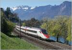 Ein SBB ETR 610  Pinocchio  ist als EC von Milano Centrale auf dem Weg nach Genève und wurde kurz nach Villeuve fotografiert. 

8. April 2026