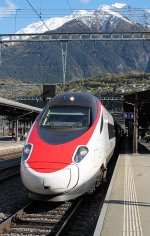 Hier ein ETR 610 als EC nach Genf am 26.10.