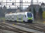 BLS - Triebzug RABe 515 008-1 unterwegs im Bahnhof Biel am 26.03.2014