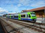 bls - Triebwagen RABe 525 007-1 in Kerzers am 15.08.2011