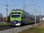 BLS - Regio nach Bern - Thun unterwegs bei Lyssach am 20.02.2015