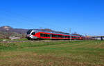 Itingen - 18. M�rz 2025 : RABe 526 050 'Alvier' + Traverso 526 120/220 am IR 2324 von Locarno nach Basel SBB. 

Link zum Video : https://www.youtube.com/watch?v=YDjb2Ub-fJM