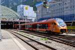 S�dostbahn Stadler Flirt4 526 211 am 06.07.26 in Chur Bhf vom Bahnsteig aus fotografiert 