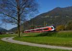 SOB Uznach - Sargans bei Weesen.