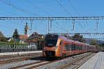 RABe 526 226 Traverso der SOB durchf�hrt am 28.09.2026 den Bahnhof Rupperswil.