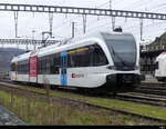 Thurbo - RABe 526 747-1 abgestellt im Bhf. Brugg am 05.02.2023