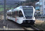 SBB / Thurbo RABe 526 724-0 bei der einfahrt in Sissach in Sissach am 02.03.2024