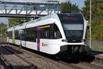 GOTTMADINGEN (Landkreis Konstanz), 19.09.2024, 787-7 als S62 der Bodensee-S-Bahn nach Schaffhausen im Bahnhof Gottmadingen