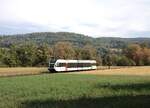 Auch ein Klassiker auf SBB-Nebenstrecken, die Gekenktriebwagen. Hier ist einer am 16.08.2026 unterwegs zwischen Koblenz und Winterthur.
