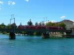 bls - Triebwagen RABe 2/8 526 282-9 auf der Aarebrcke in Solothurn am 08.09.2010