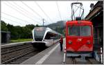 Der frisch revidierte Triebwagen der Rheineck Walzenhausen Bahn bewog mich mal einen andern Weg von Heiden nach Chur zu fahren.