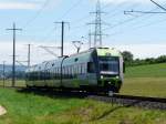 bls - Ltschberger Triebwagen RABe 535 113-5 unterwegs zwischen Murten und Kerzers am 25.06.2011