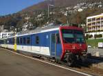Ein NPZ der SBB am 02.11.2007 bei der Ausfahrt in Locarno.