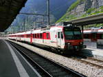 SBB - Regio nach Monthey im Bahnhof von St.Maurice am 09.05.2017