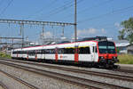 ABt NPZ Domino 50 85 39-43 866-5, auf der S29, fährt beim Bahnhof Rupperswil ein.