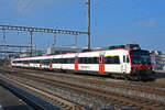 ABt NPZ Domino 50 8539-43 859-0, auf der S29, fährt beim Bahnhof Rupperswil ein. Die Aufnahme stammt vom 13.01.2022.