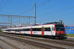 ABt NPZ Domino 50 85 39-43 861-6, auf der S29, fährt am 22.07.2023 beim Bahnhof Rupperswil ein.