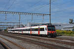 ABt NPZ Domino 50 85 39-43 817-8, auf der S23, fährt am 21.09.2023 beim Bahnhof Rupperswil ein.