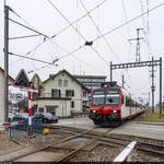 SBB RBDe 560 / Oberentfelden, 13. Dezember 2025<br>
S28 Lenzburg - Zofingen, Kreuzung SBB - WSB