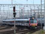 Erste fahrplanmssige Einfahrt des neuen GlarnerSprinters am 14.06.2009 in Zrich HB.