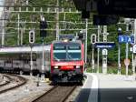 SBB - Glaner Sprinter bei der einfahrt im Bahnhof Ziegelbrcke am 19.07.2009