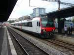 SBB - Regio mit dem Triebwagen RBDe 4/4 560 260-2 im Bahnhof Fribourg am 05.08.2011