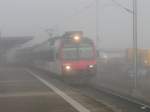 SBB - Regio von Baden nach Langenthal im Bahnhof Birr am 31.12.2013