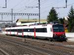 SBB - Regio Langenthal - Baden bei der einfahrt im Bahnhof Rothrist am 30.03.2014