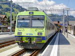 BLS 729 und 969 im  Bahnhof Zweisimmen zur Fahrt  in Richtung Interlaken Ost am 25.