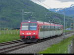 RBDe 566 072 am 14.5.2019 als S27 von Ziegelbrücke nach Siebnen-Wangen. Hier zu sehen bei Bilten