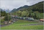 Leider nur mit einem BLS RBDe 565 Pendelzug (statt einer RE 4/4 II mit EW III) zeigte sich der RE 4073 von Interlaken Ost nach Zweisimmen bei Garstatt. 

22. Sept. 2020