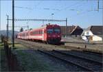 Noch ein bisschen Ajoie.

RABe 567 184 der CJ im  antiken  Bahnhof Alle. Februar 2023.