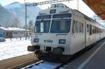 BLS RBDe 565 735-8 White Bull in Zweisimmen auf dem Gleis 12 