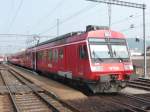 BLS - Regio von Solothurn-Burgdorf nach Thun im Bahnhof Konolfingen am 09.04.2010