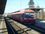 Hier steht ein NPZ der BLS am 7.2. im Bahnhof Burgdorf