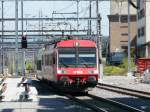 bls - Regio nach Thun ei der einfahrt im Bahnhof Zollikofen am 26.04.2012