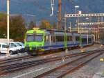 bls - Triebwagen RBDe 4/4 565 731-7 im SBB Bahnhof Biel am 21.10.2012