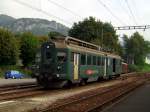 Der OeBB BDe 4/4 1632 am 29.08.2008 in Balsthal bei Rangierarbeiten. 


