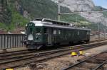 Als letztes der historischen Fahrzeuge kehrt auch der BDe 4/4 1646 zurck ins Depot Erstfeld.