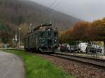 Der BDe 4/4 641 am 24.04.2012 unterwegs bei Balsthal.