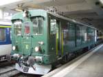 VHB - Gepck - Triebwagen De 4/4 259 bei einem aufenthalt im Bahnhof von Luzern whrend einer Extrafahrt am 26.01.2008