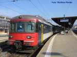 RABDe 510 014, 017 in Schaffhausen am 20 Februar08