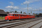 RAe 4/8 1021  Churchill - Pfeil  durchfährt den Bahnhof Rupperswil. Die Aufnahme stammt vom 17.07.2021.