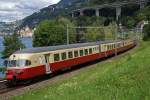 SBB HISTORIC: Am 5.8.2008 war der RAe TEE ll 1053 bei Veytaux-Chillon unterwegs.