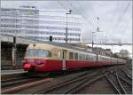 Der  TEE Gotthardo  verlsst Lausanne heute auf einem Weg, der frher dem  TEE Rheingold vorbehalten war: Richtung Bern.
 
9. April 2013