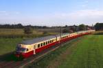 RAe 1053 erreicht Fribourg von Bern kommend, 06.09.2013.